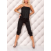 Black Boobtube Jumpsuit